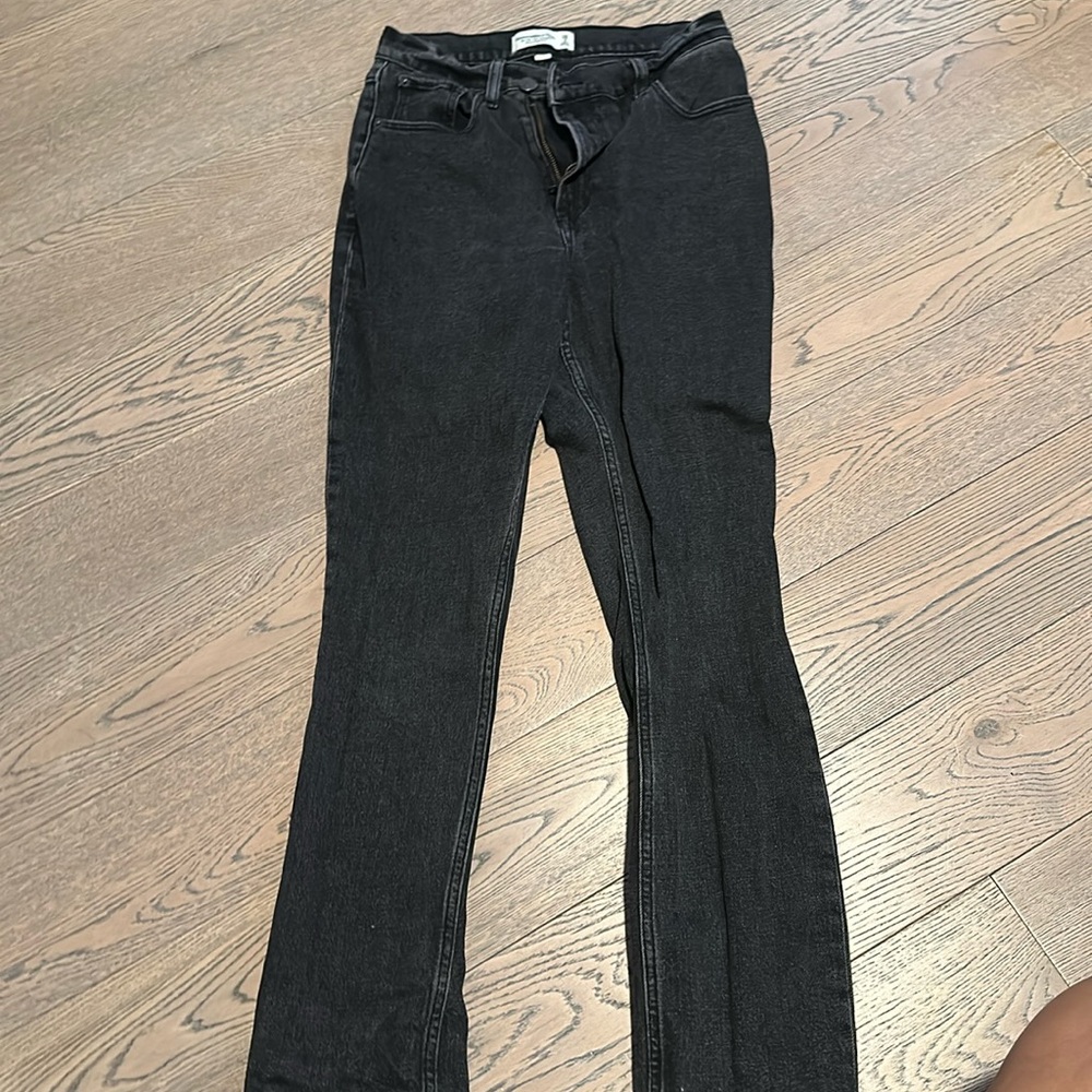 Abercrombie 90s ultra high rise slim straight jeans